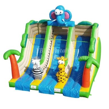 T8-2103 Jungle Theme Inflatable Elephant Slide Animal Inflatable Slides