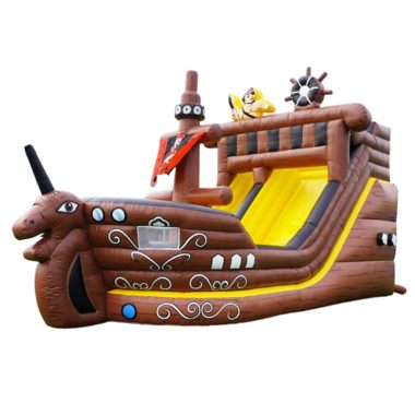 T8-1351 Pirate Ship Theme Inflatale Slide