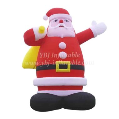 C1-130 Inflatable Christmas Santa Claus Decorations 8M Height
