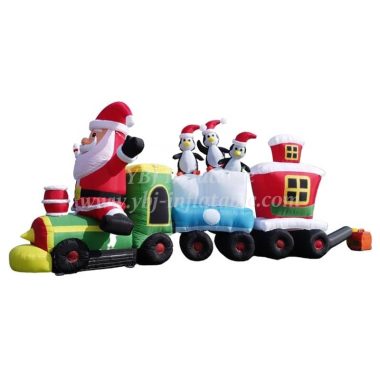 C1-181 Inflatable Christmas Train
