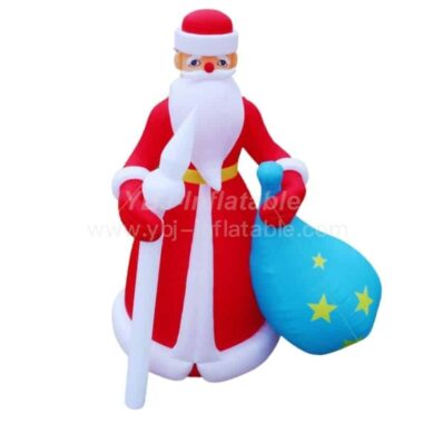 C1-223 8M Height Inflatable Santa Claus With Gift