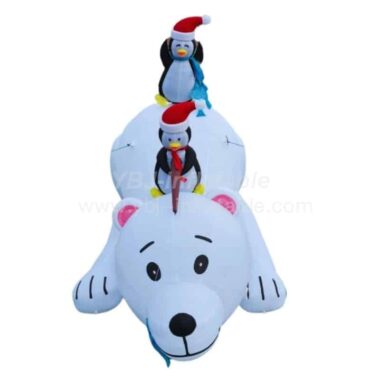 C1-226 Christmas Inflatables Penguin With Bear