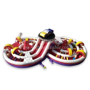 GF2-008 Cars Inflatabletrack Park