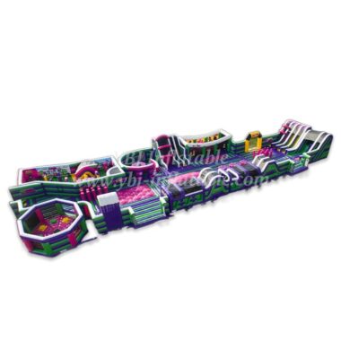 GF2-024 Inflatable Funcity Jumping Bouncy Obstacle Inflatable Outdoor Playground
