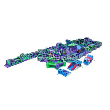 GF2-026 Inflatable Funcity Jumping Bouncy Obstacle Inflatable Outdoor Playground