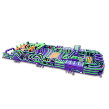 GF2-034 Inflatable Funcity Jumping Bouncy Obstacle Inflatable Outdoor Playground