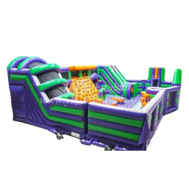 GF2-039 Inflatable Funcity Jumping Bouncy Obstacle Inflatable Outdoor Playground