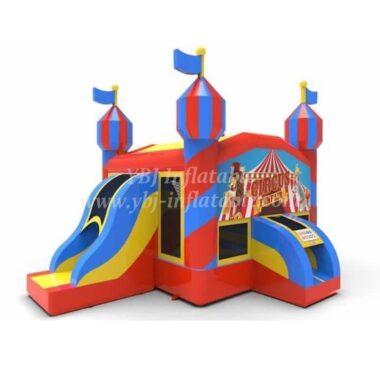 H1-2401 Classic style bouncy castle with slide