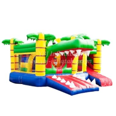H1-2407 Inflatable Cartoon Crocodile Inflatable Bouncer