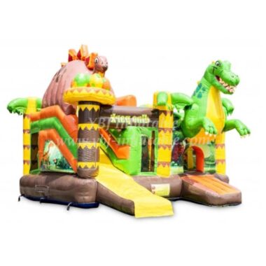 H1-2408 Inflatable Cartoon Crocodile Inflatable Bouncer