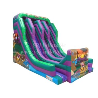 H2-1312 Lion King themed inflatable slide