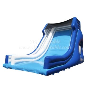 H2-1313 Blue ocean theme children's inflatable slide
