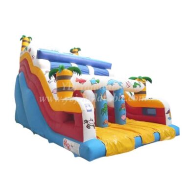 H2-1319 Ocean themed inflatable slide for kids