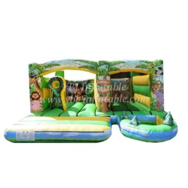 H3-0444 animal small blow up bounce house