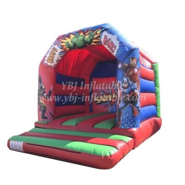 H3-0453 superhero bounce house for sale
