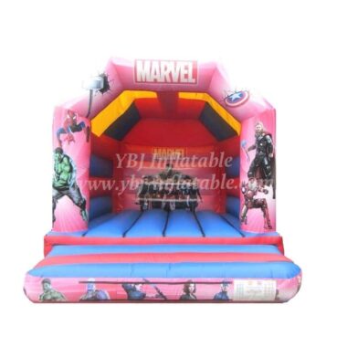 H3-0458 superhero inflatable bounce house