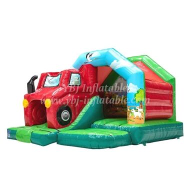 H3-0473 Car themed bounce house