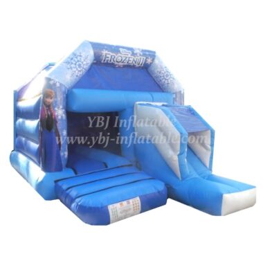H3-0480 Frozen Princess themed bounce house