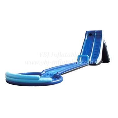 H3-2228 Extra long Giant inflatable slide with pool