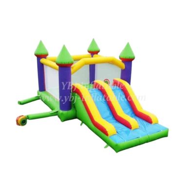 T2-1361 Classic Style Bouncy Castle With Slide For Kids Party Events