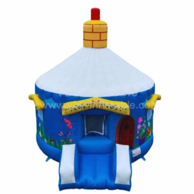 T2-1484 Garden house style bounce house