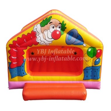 T2-2026 Clown Theme Bounce House For Kids Party Event Commercial Inflatable
