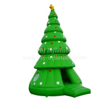 T2-3410 Inflatable Christmas Tree Holiday Themed Bounce House Kids Party Game