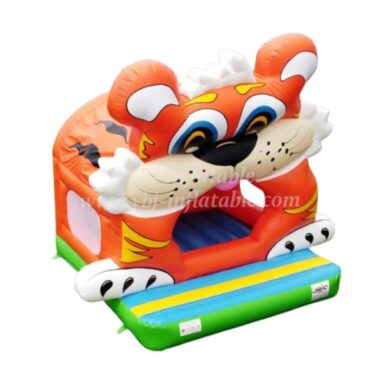 T2-3414 Tiger Cartoon Bouncy Castles For Kids Bounce House Party