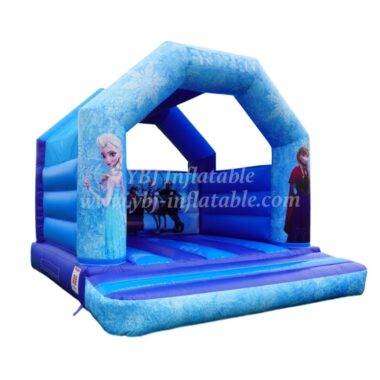 T2-3488B Disney Frozen Bouncy House Commercial Castle Jumper