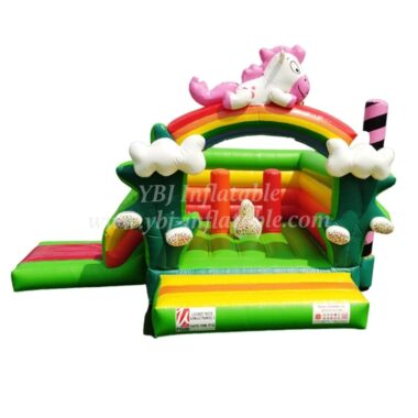 T2-3490 Jungle Inflatable Bouncer With Slides