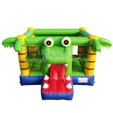 T2-3503 Kids Inflatable Bouncer Combo Crocodile Alligator Theme Combo