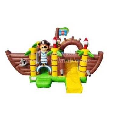 T2-3504 New Design Commercial Inflatable Bouncer Combo Pirate Theme