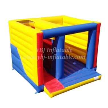 T2-3506 Colorful Inflatable Bouncy House With Slides