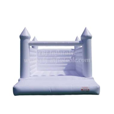 T2-3508 Pure White Inflatable Bouncy Castle
