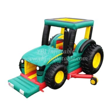 T2-3620 Tractor Bouncy Castle Inflatable Combo Slide Trailer Obstacle Course