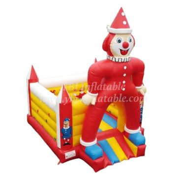 T2-379 Clown Theme Outdoor Bouncy Castle For Kids Party Event
