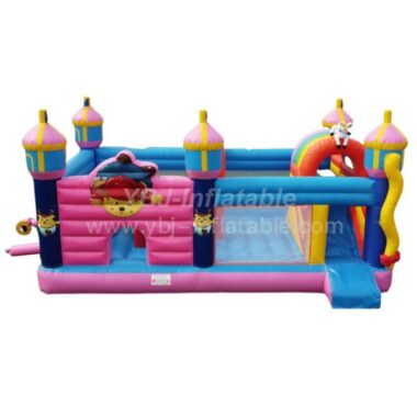 T2-4093B Custom Bouncy Castle With Slide