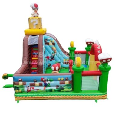 T2-4103B Super Mario Bouncy Castle With Slide
