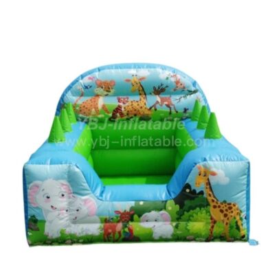 T2-4143 Baby Jungle High Back Inflatable Ball Pool