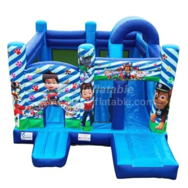 T2-4457 Paw Patrol Bouncy Castle With Slide