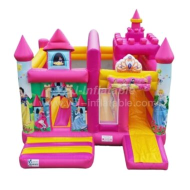 T2-4506 Disney Princess Castle Inflatable Combo