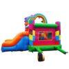 T2-4565B Rainbow Candy  Bouncy Castle With Slide - Image 4