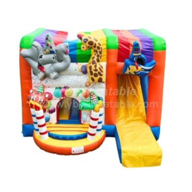 T2-4794 Jungle Birthday Party Bouncy Castle