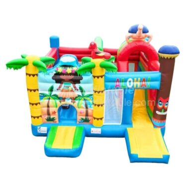 T2-4795 Hawaii Bouncy Castle With Slide