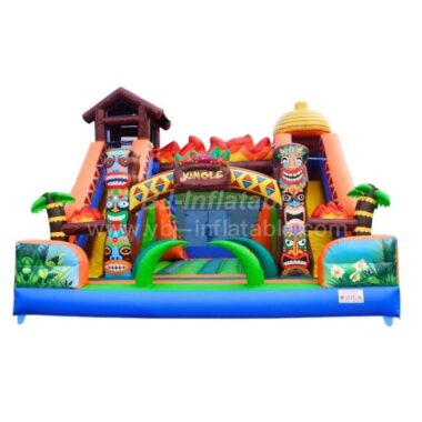 T2-4898 American Indian Bouncy Castle