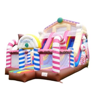T2-4915 Candy Bouncy Castle Slide