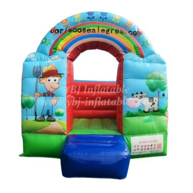T2-5000 Rainbow Theme Inflatable Bouncer