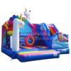 T2-6001 Unicorn Bouncy Castle With Slide - Image 2