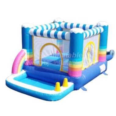 T2-6003 Rainbow Mini Bouncer With Ball Pool
