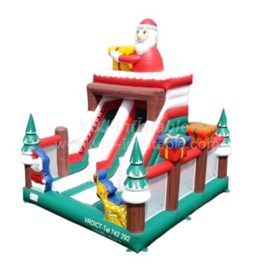 T2-6006 Christmas Bouncy Castle With Slide